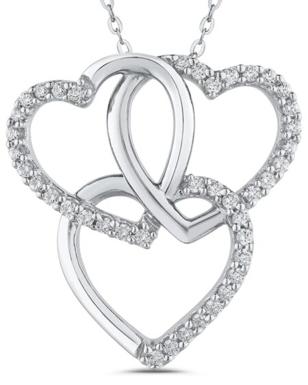 Lab-Created Sapphire Infinity Ring Sterling Silver