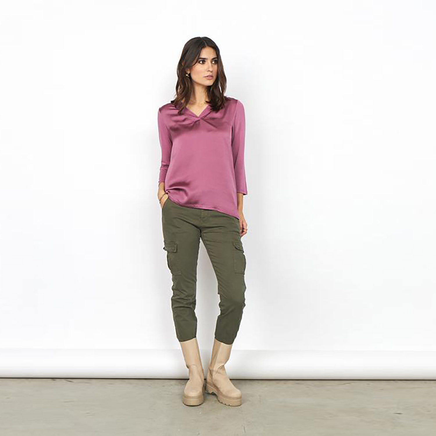 SOYA CONCEPT Thilde T-shirt in Dark Pink