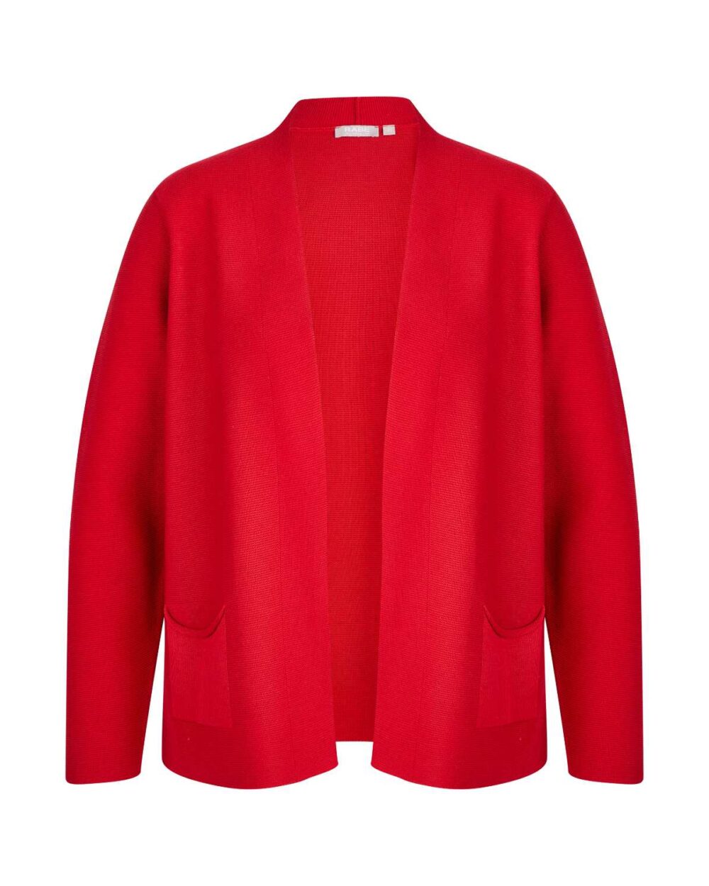 RABE Open Cardigan Style Jacket in Red