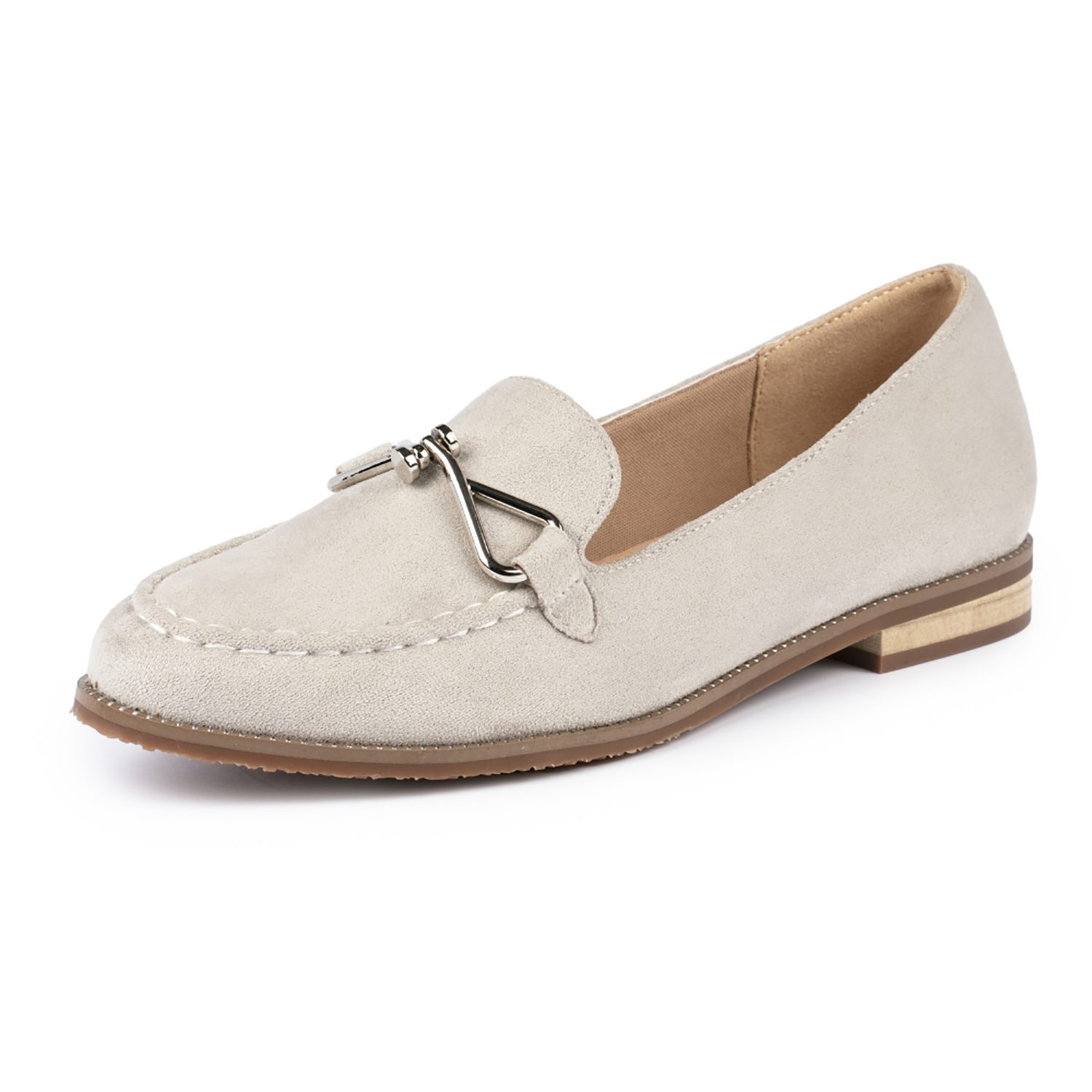LUNAR SHOES Jukebox Suede Loafer in Grey